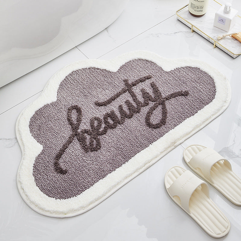 Door Entrance Bathroom Mat Cloud Bath Rug - Mubimart -  