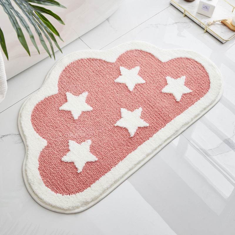 Door Entrance Bathroom Mat Cloud Bath Rug - Mubimart