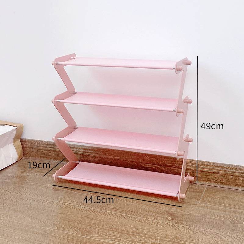 Dormitory Small Shoe Rack Simple Storage Rack Under The Table - Mubimart