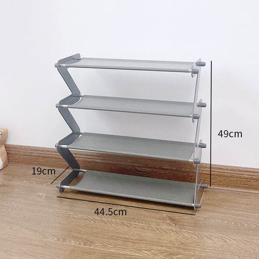 Dormitory Small Shoe Rack Simple Storage Rack Under The Table - Mubimart