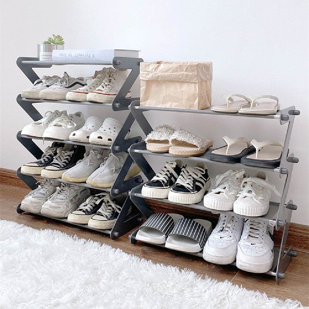 Dormitory Small Shoe Rack Simple Storage Rack Under The Table - Mubimart