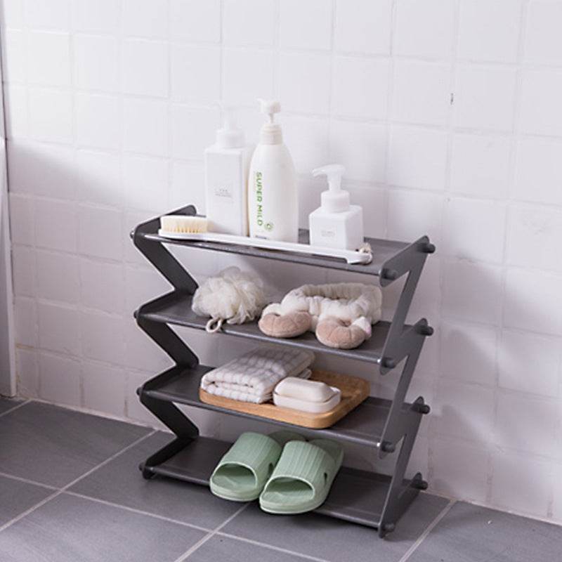 Dormitory simple iron shoe rack - Mubimart