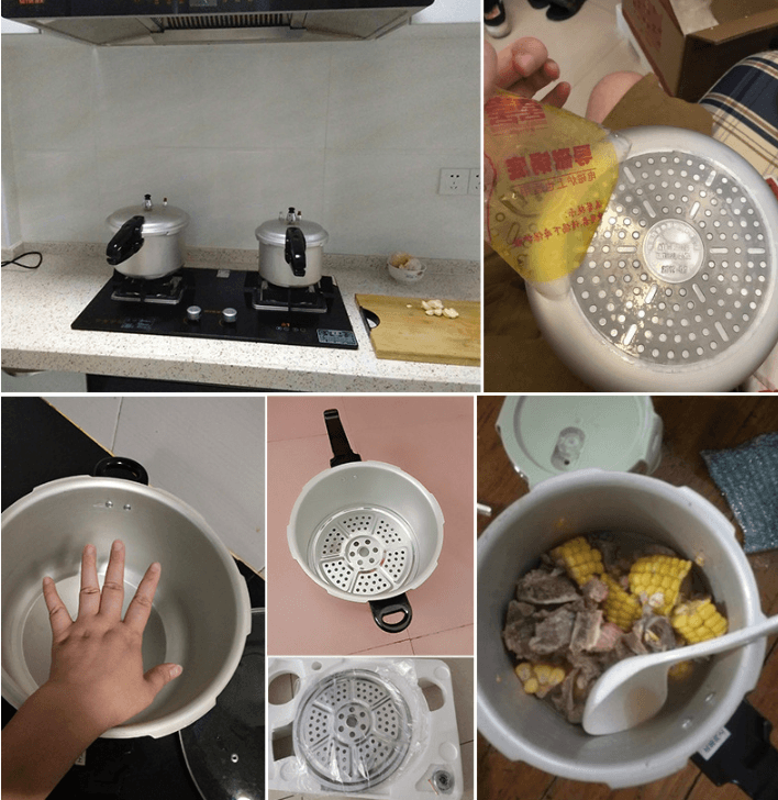 Double Happiness Pressure Cooker Household Gas Explosion-Proof - Mubimart