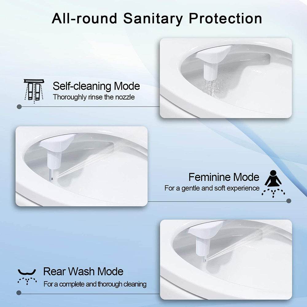 Double Nozzle Manual Without Electricity Bidet - Mubimart
