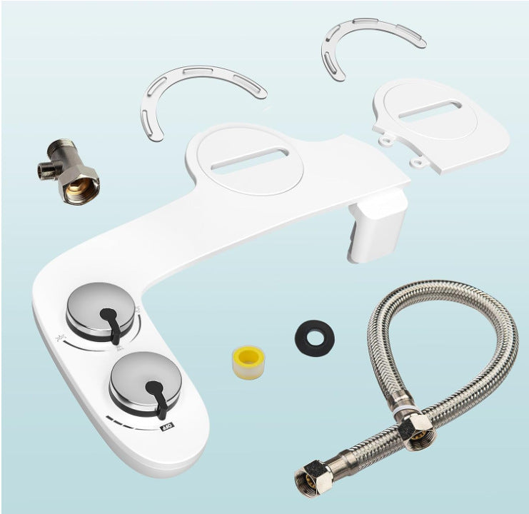 Double Nozzle Manual Without Electricity Bidet - Mubimart -  