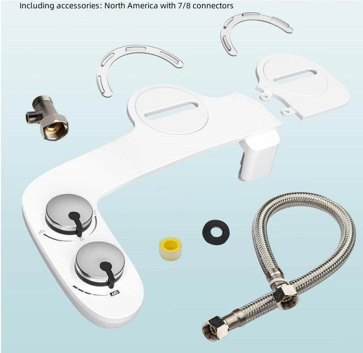 Double Nozzle Manual Without Electricity Bidet - Mubimart