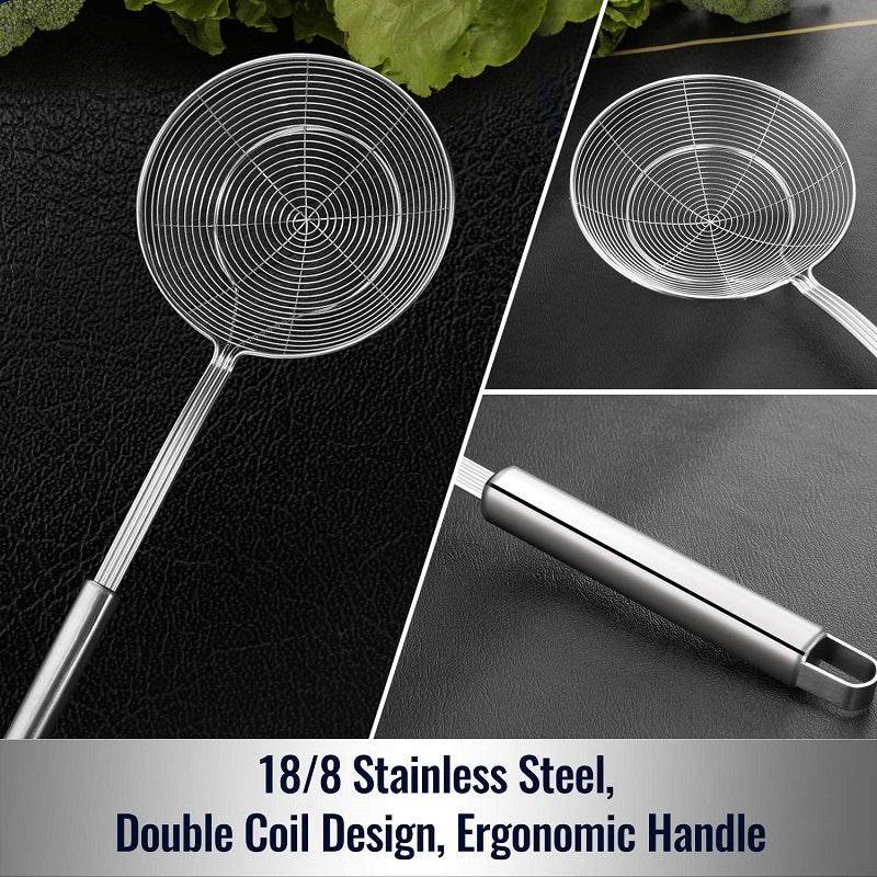 Double Round Reinforced Thick Hot Pot Colander - Mubimart