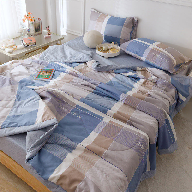 Double Sided Cotton Summer Cool Quilt - Mubimart -  