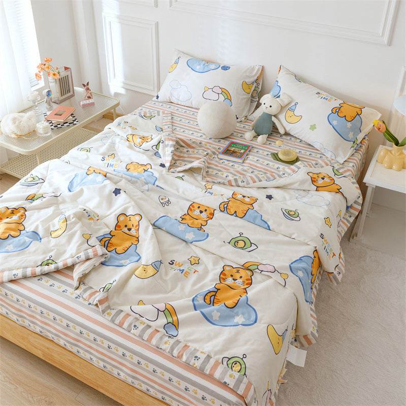 Double Sided Cotton Summer Cool Quilt - Mubimart