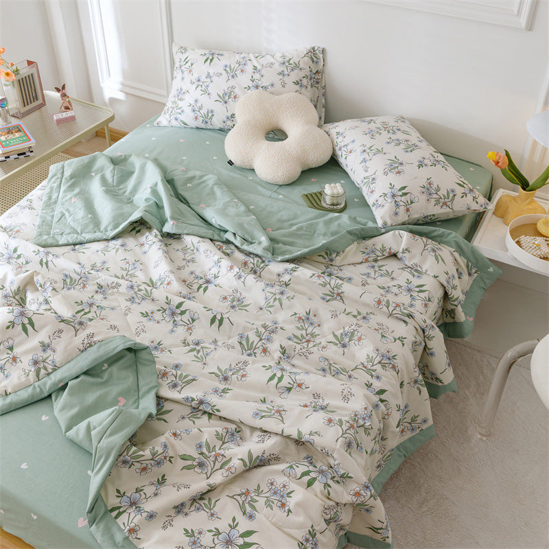 Double Sided Cotton Summer Cool Quilt - Mubimart -  