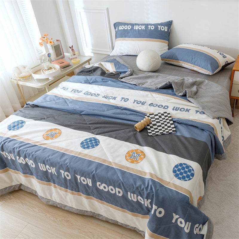Double Sided Cotton Summer Cool Quilt - Mubimart