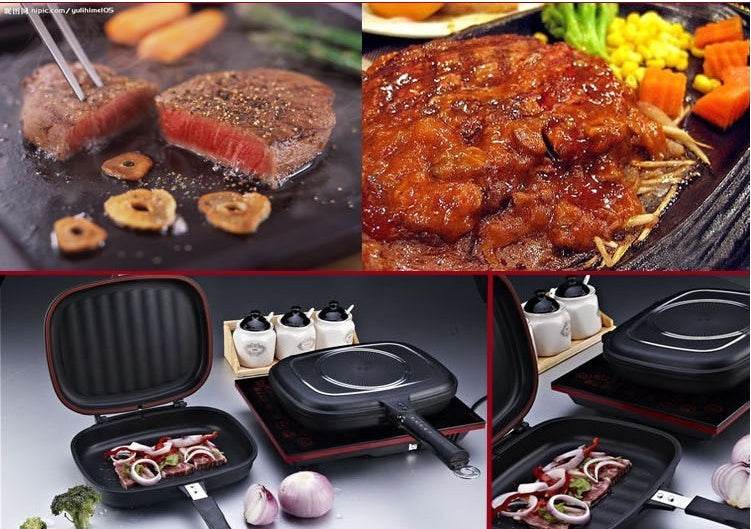Double Sided Fry Pan - Mubimart