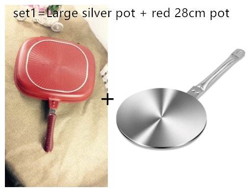 Double Sided Fry Pan - Mubimart