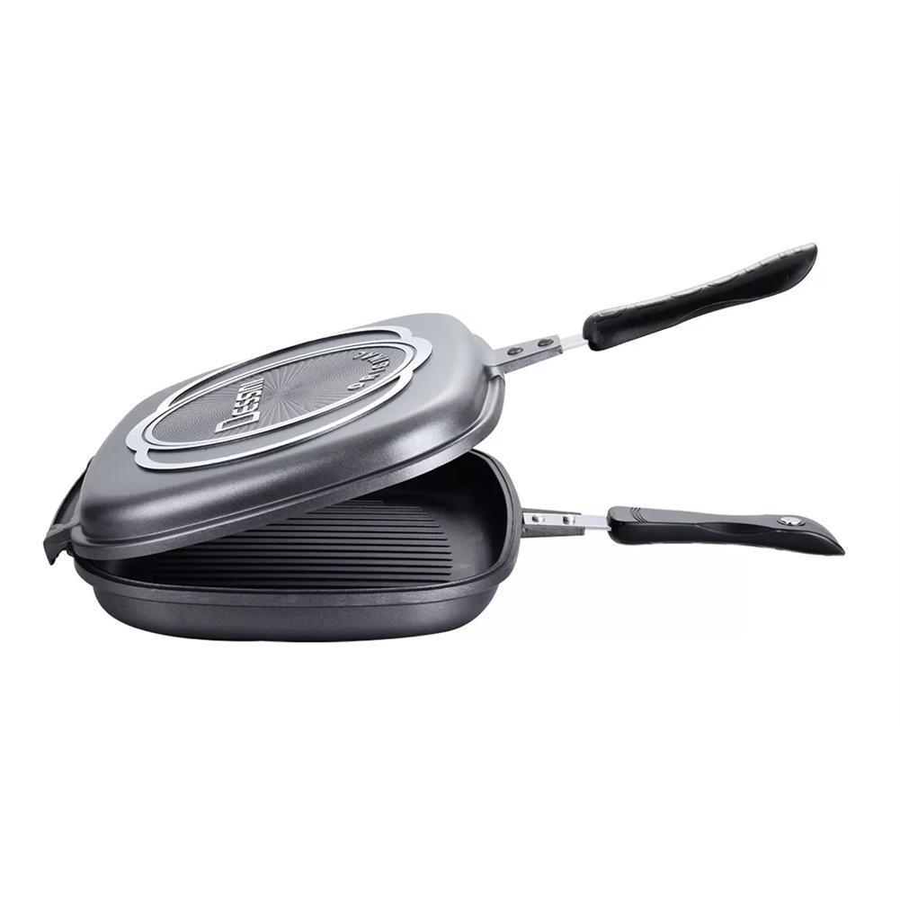 Double Sided Fry Pan - Mubimart - Frying Pans & Skillets 