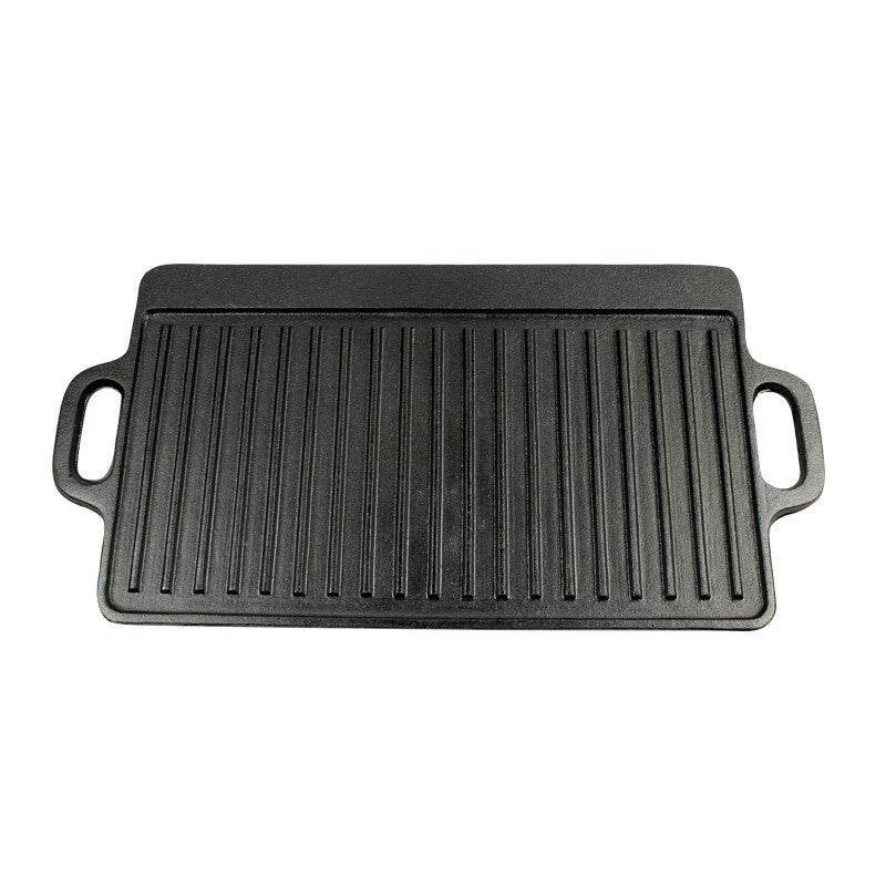 Double-Sided Frying Pan Household Barbecue Fried Fish Cast iron Cattle - Mubimart