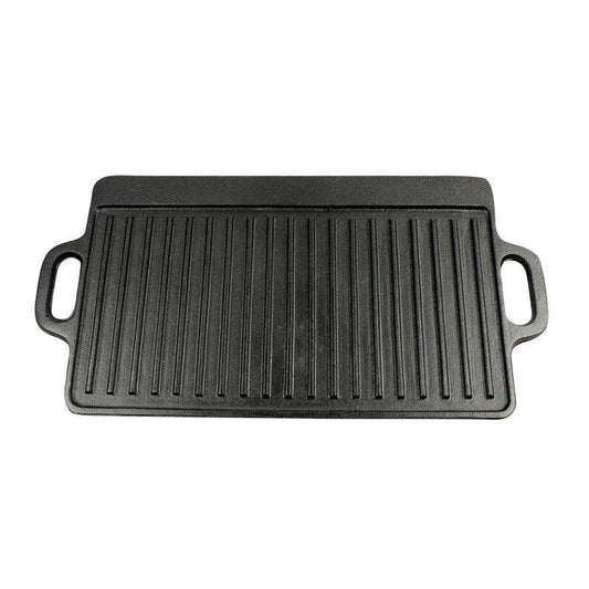 Double-Sided Frying Pan Household Barbecue Fried Fish Cast iron Cattle - Mubimart