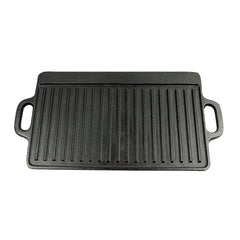 Double-Sided Frying Pan Household Barbecue Fried Fish Cast iron Cattle - Mubimart - Cast Iron Pans 