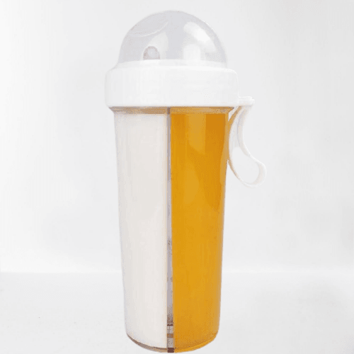 Double Tube Water Bottle - Mubimart