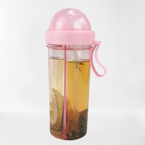 Double Tube Water Bottle - Mubimart -  