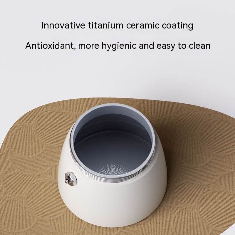 Double Valve Moka Pot Espresso Coffee Machine - Mubimart