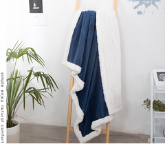 Double blankets spring and autumn warm nap blanket - Mubimart -  