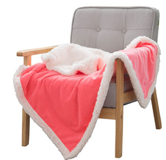 Double blankets spring and autumn warm nap blanket - Mubimart - Blankets & throws 