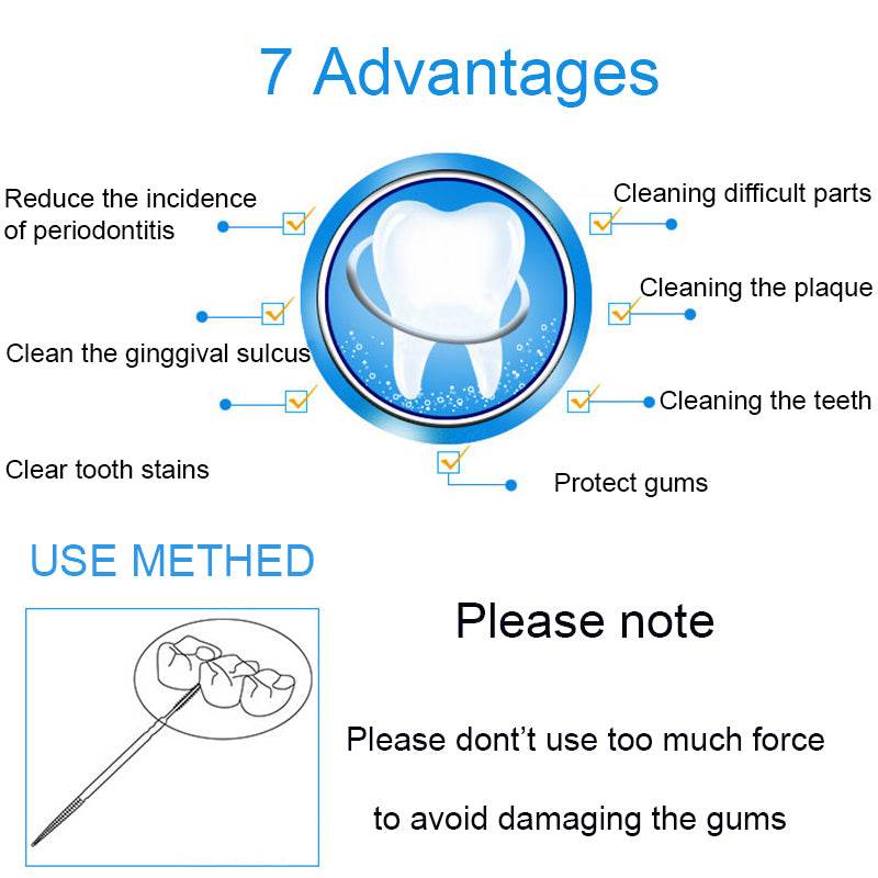 Double-ended plastic toothpicks - Mubimart