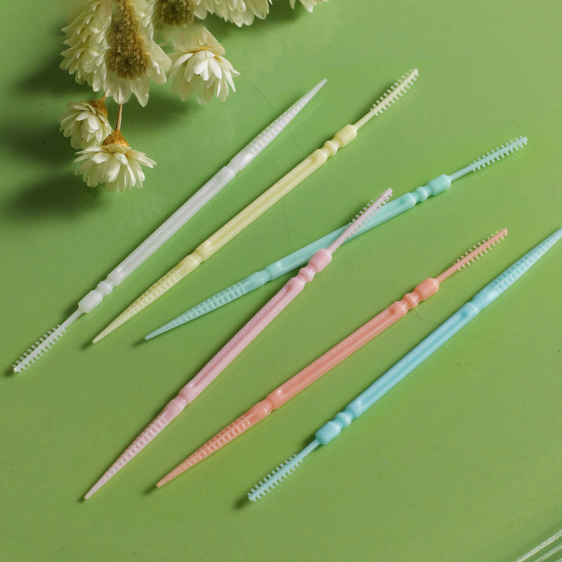 Double-ended plastic toothpicks - Mubimart - Toothpicks 