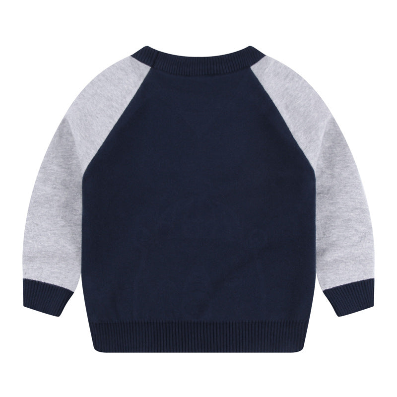 Double layer sweater cotton warm sweater - Mubimart -  