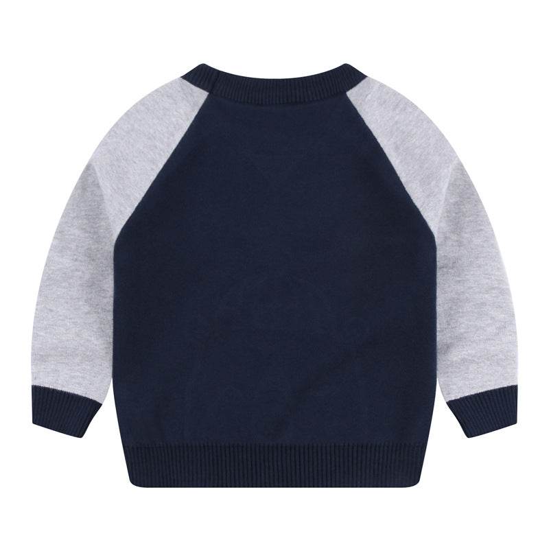 Double layer sweater cotton warm sweater - Mubimart