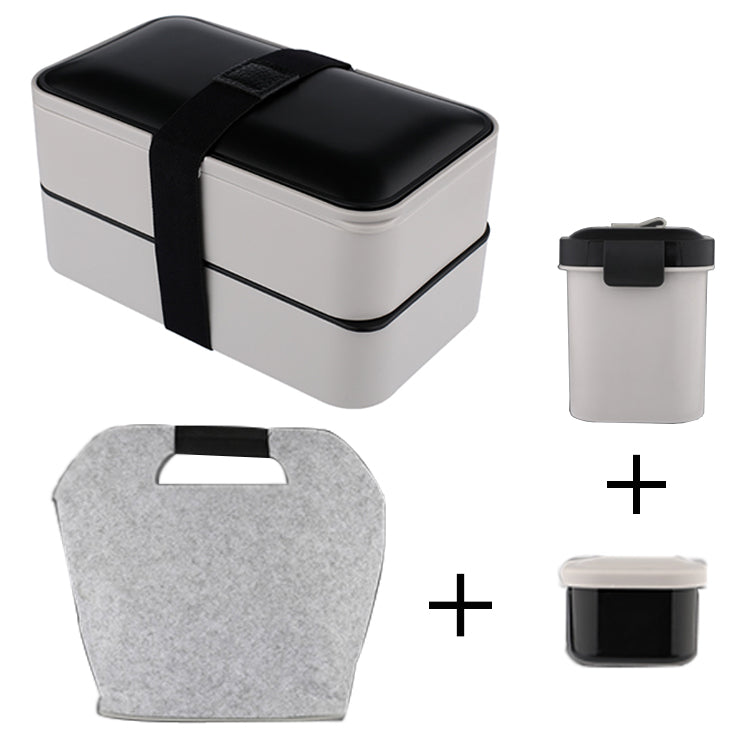 Double lunch box portable lunch box - Mubimart -  