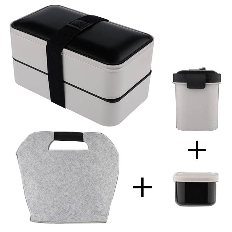 Double lunch box portable lunch box - Mubimart