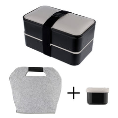 Double lunch box portable lunch box - Mubimart -  