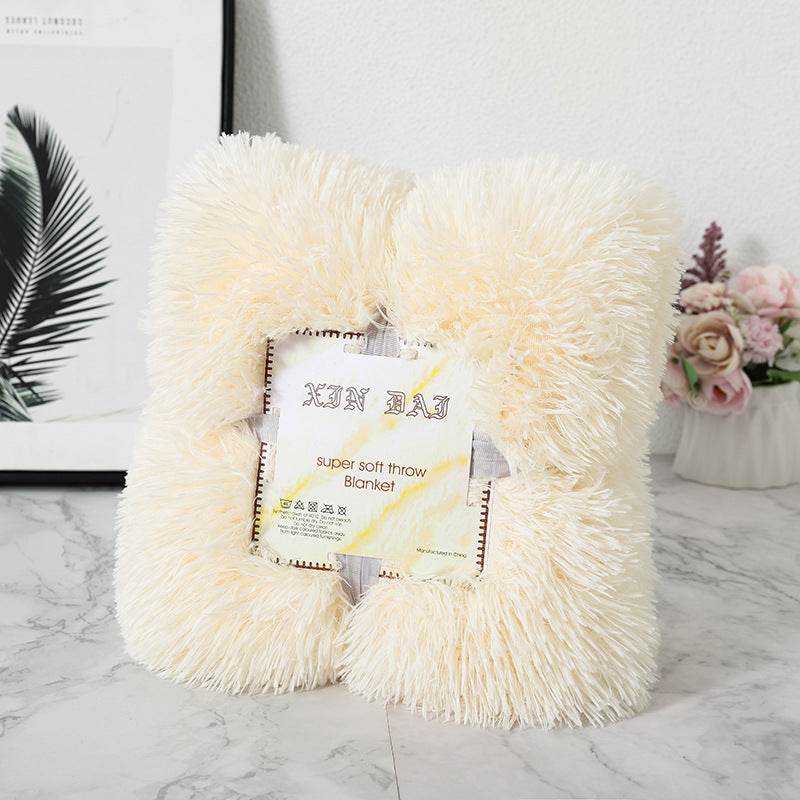 Double-side Velvet Blanket Autumn And Winter Velvet Pillow Cover - Mubimart