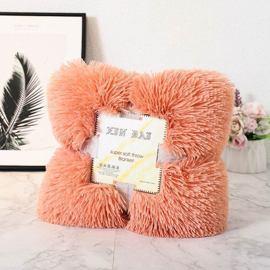 Double-side Velvet Blanket Autumn And Winter Velvet Pillow Cover - Mubimart