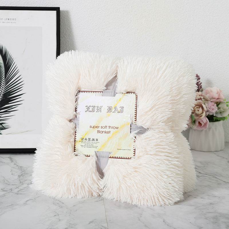 Double-side Velvet Blanket Autumn And Winter Velvet Pillow Cover - Mubimart