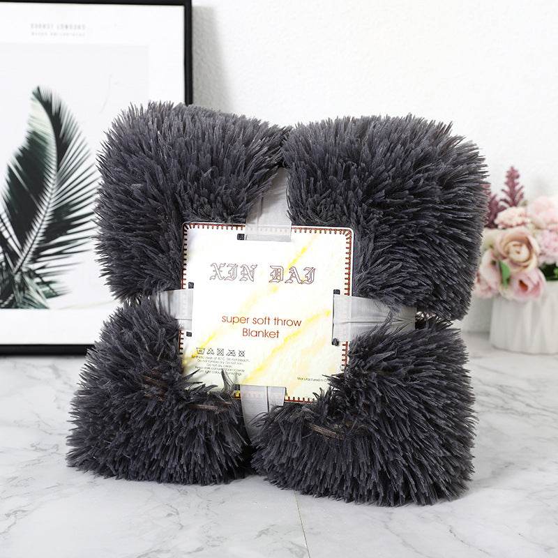 Double-side Velvet Blanket Autumn And Winter Velvet Pillow Cover - Mubimart