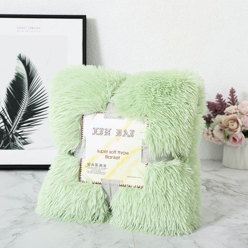 Double-side Velvet Blanket Autumn And Winter Velvet Pillow Cover - Mubimart