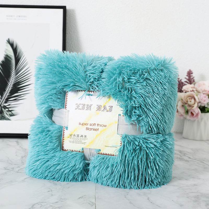 Double-side Velvet Blanket Autumn And Winter Velvet Pillow Cover - Mubimart