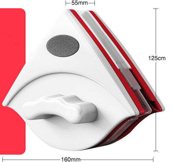 Double-sided Magnetic Glass Wiper Glass Wiper Artifact Triangular Glass Wiper - Mubimart