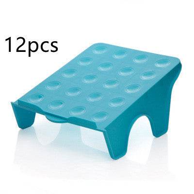 Double three-dimensional shoe storage rack - Mubimart