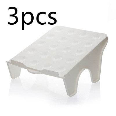 Double three-dimensional shoe storage rack - Mubimart