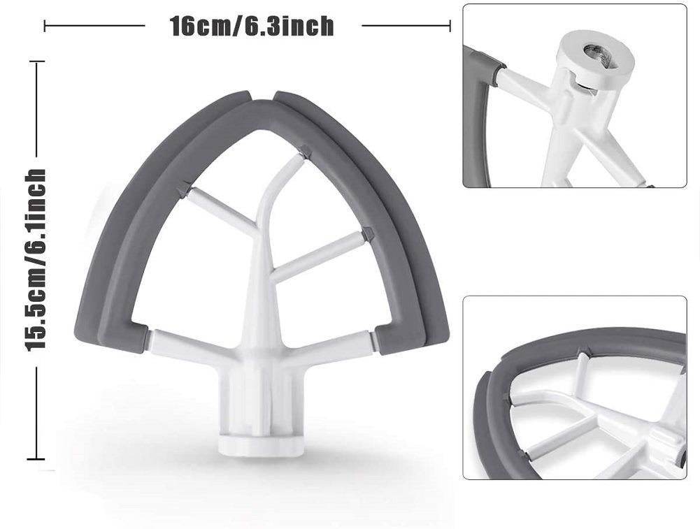 Dough Flexible Edge Blender With Scraper - Mubimart
