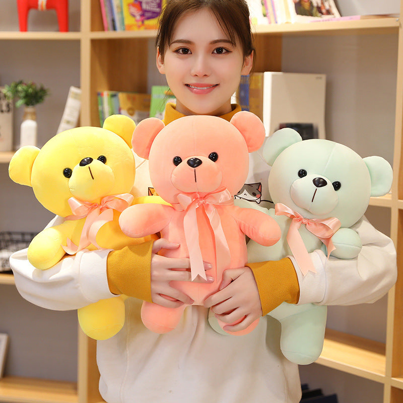 Down Cotton Standing Posture Bear Doll Cubs Plush Toys Tossing And Catching Machine Dolls To Accompany Sleeping Dolls Wedding Dolls - Mubimart -  