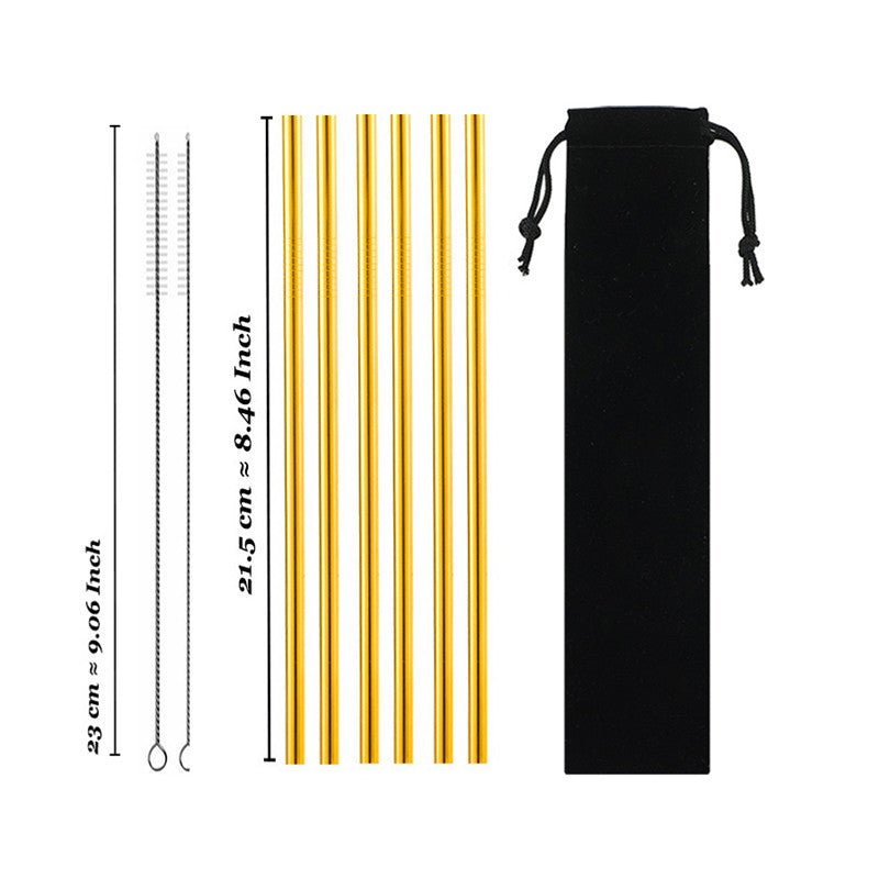 Drinking stainless steel straws - Mubimart -  