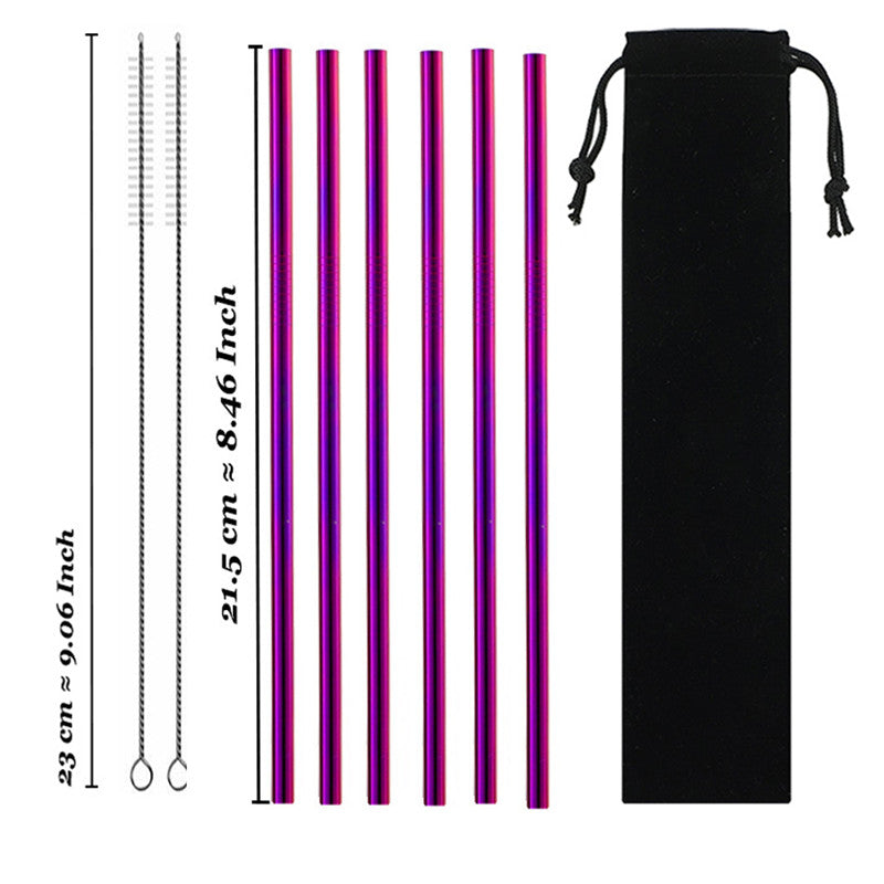 Drinking stainless steel straws - Mubimart -  