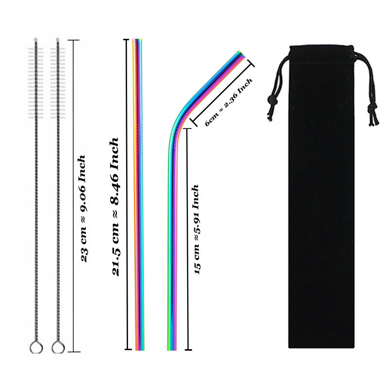 Drinking stainless steel straws - Mubimart -  