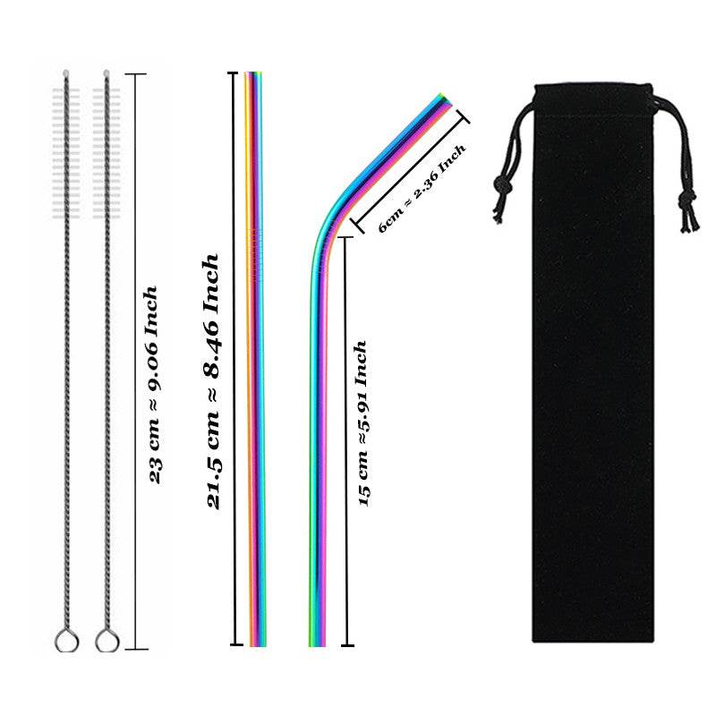 Drinking stainless steel straws - Mubimart