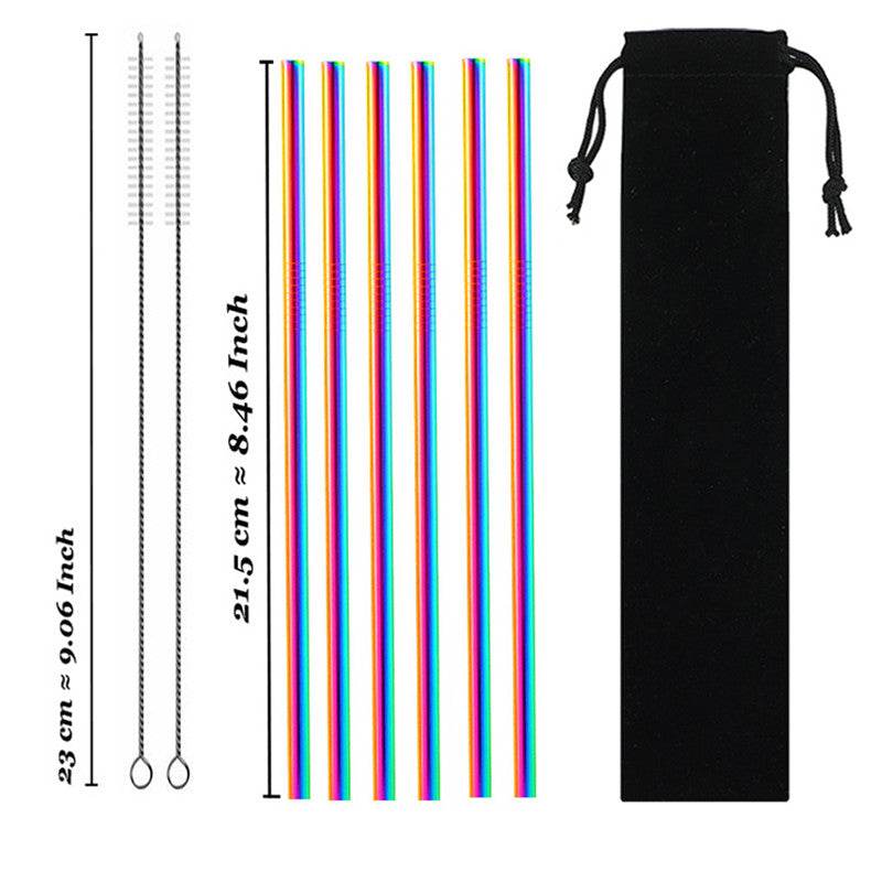Drinking stainless steel straws - Mubimart