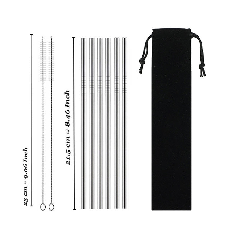 Drinking stainless steel straws - Mubimart -  